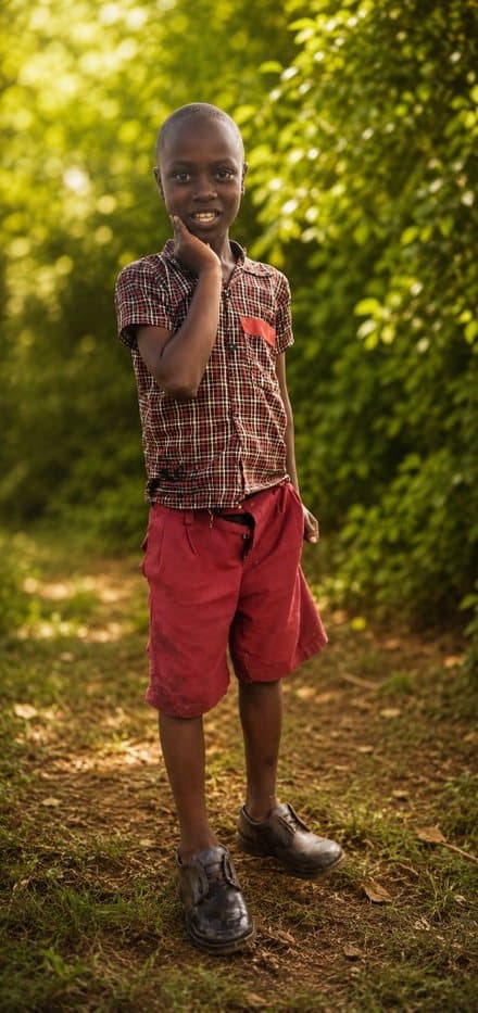 Douglas, age 14, a child waiting for a sponsor at Bogetenga Children's Home in Kisii, Kenya