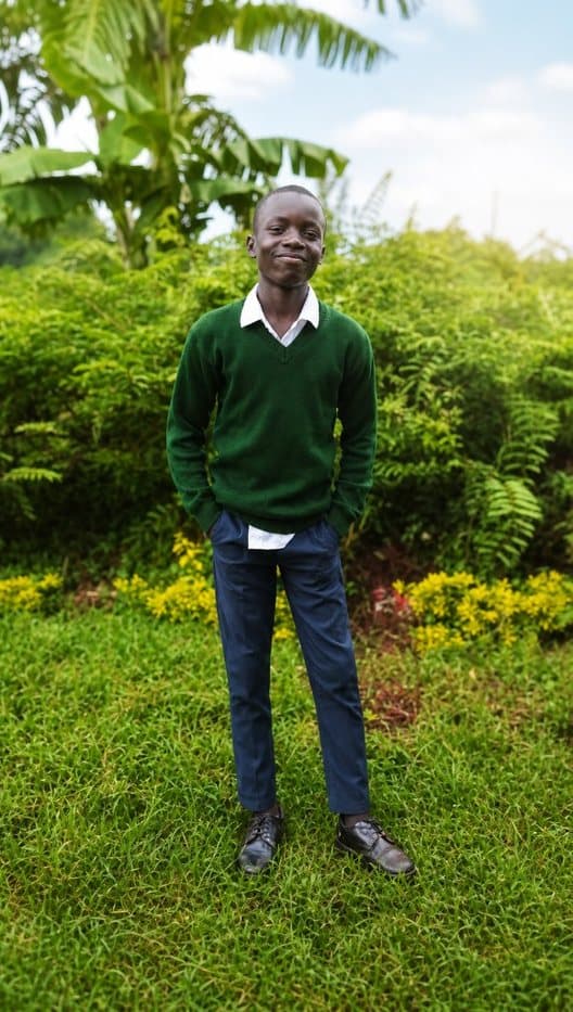 Otiso, age 14, a child waiting for a sponsor at Bogetenga Children's Home in Kisii, Kenya