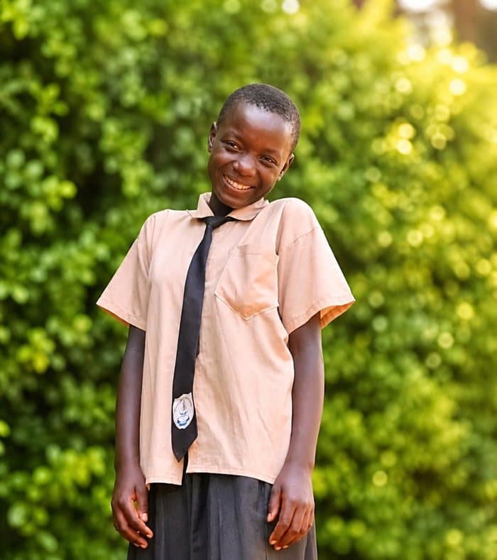 Rebecca, age 14, a child waiting for a sponsor at Bogetenga Children's Home in Kisii, Kenya